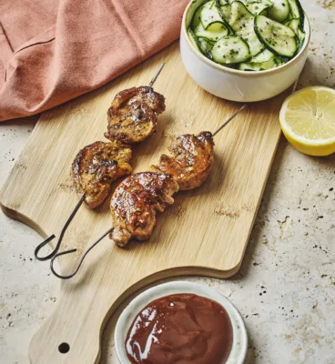 Brochettes de poitrine de veau