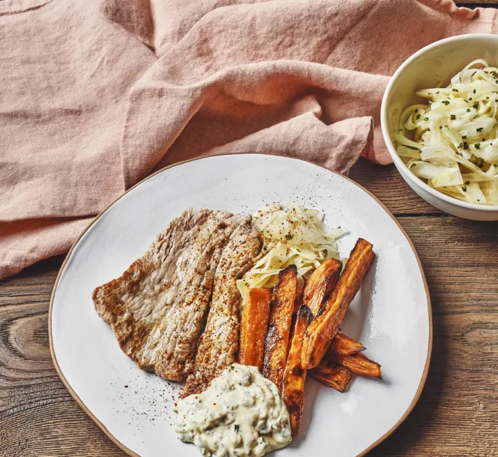 Escalope de veau grillée