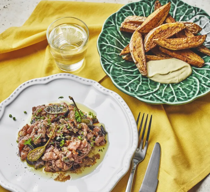 Tartare de veau à l'italienne